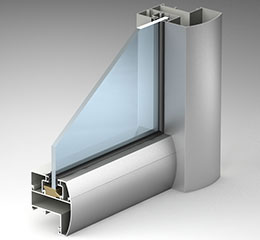 Витражная система без термоизоляции для сплошного остекления балконов и лоджий ALT VC65