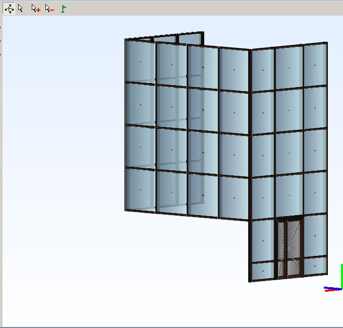 Построил полигональный фасад, возможно  ли просмотреть фасад в 3D?