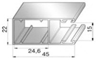 Grm66x27ie шина направляющая алютех