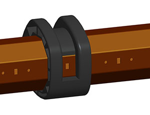 Дистанционные  кольца RDS70/77 установить на вал RT70x1,2  с интервалом 450±50мм и на расстоянии   200±50 мм от краев вала