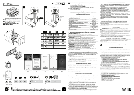Руководство по эксплуатации блок радиоуправления Zigbee CUR/Sm