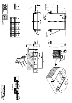 Чертеж подготовки приямка под платформу TL2 от 3500 мм (Модель S без ниши под гидроборт)