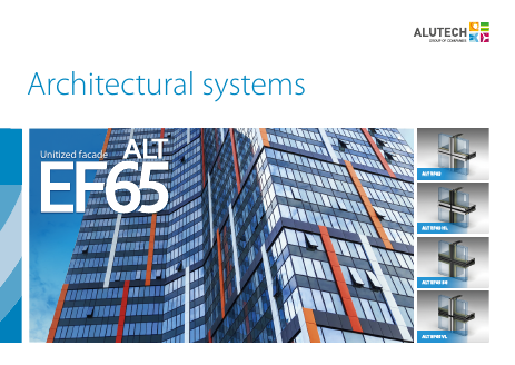 ALT EF65 Unitized Curtain Wall system technical catalogue