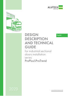Description and Technical Guide For Industrial Sectional Doors Installation