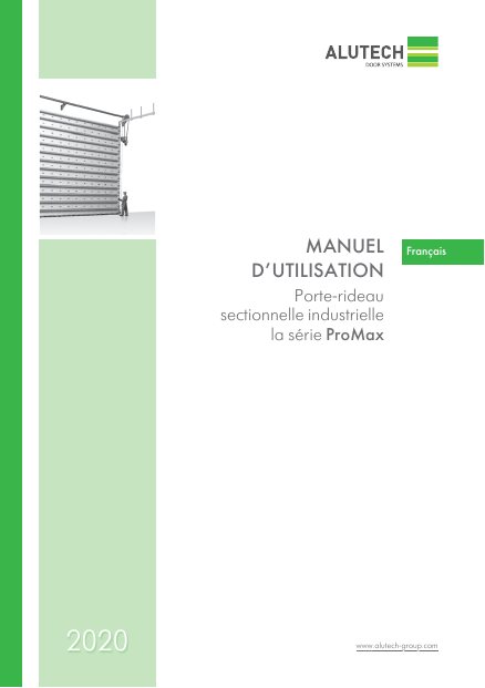 Manuel D'utilisation portes-rideau sectionnelles industrielle la serie ProMax