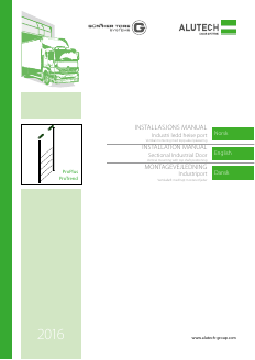 Installasjons manual Vertikal montering med topp aksel plassering