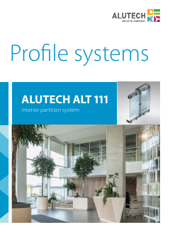 ALT111 interior partitions system technical catalogue