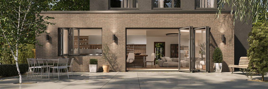 Object made of ALT BF73 Bi-folding doors