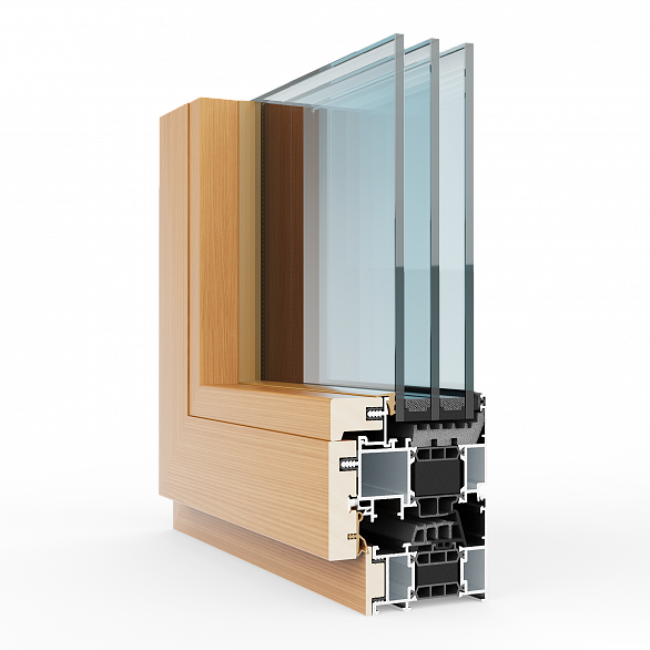 ALT W72AW Aluminium-wood windows