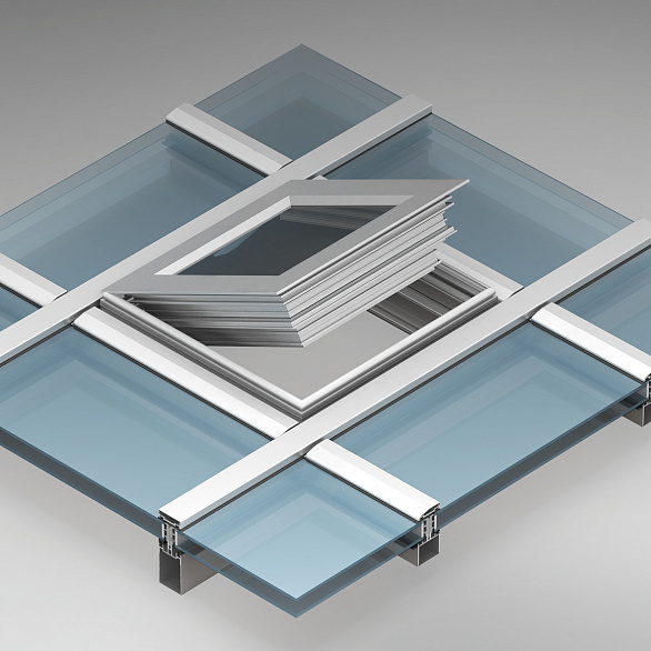 Slimline roof vent