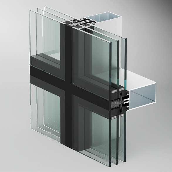 ALT F50SG Structural glazed curtain wall
