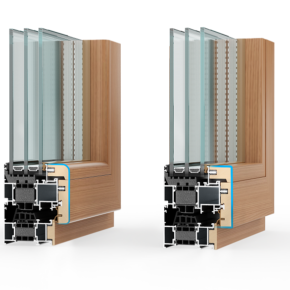 ALT W72AW Aluminium-wood windows