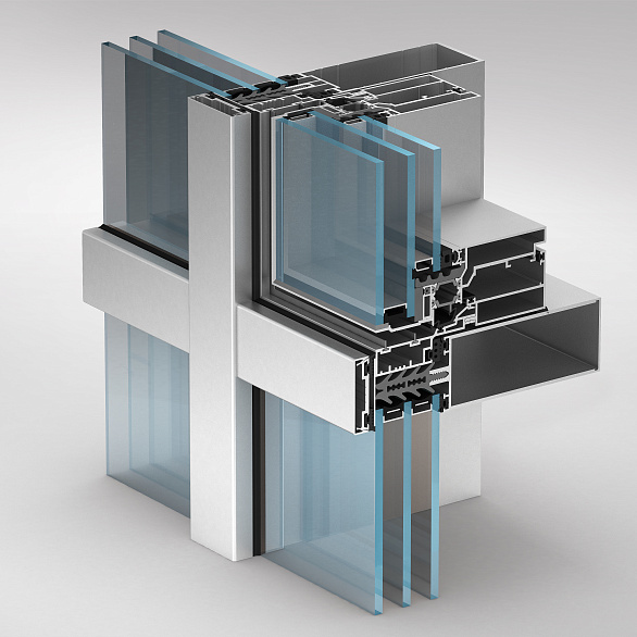 ALT F50W Concealed facade vent